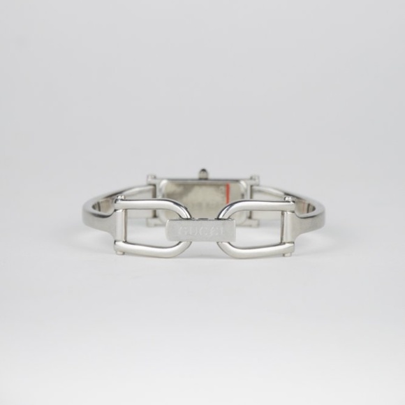 Gucci Silver and Black Women's Watch - Picture 4 of 8